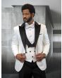 Statement Men's 3 Piece Fashion Tuxedo - Bold Accents