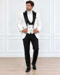 Black Mens Tuxedo Suit Peak Lapels