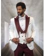 Statement Men's 3 Piece Fashion Tuxedo - Bold Accents