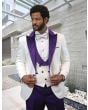 Statement Men's 3 Piece Fashion Tuxedo - Bold Accents
