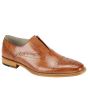 Giovanni Men's Leather Dress Shoe - Elegant Perforations