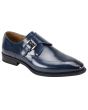 Giovanni Men's Leather Dress Shoe - Sleek Leather Buckle