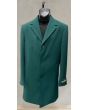 Carmel Zhao Men's 3/4 Length Top Coat - Single Breasted