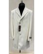 Carmel Zhao Men's 3/4 Length Top Coat - Single Breasted
