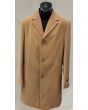 Carmel Zhao Men's 3/4 Length Top Coat - Single Breasted
