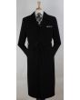 John Knight Men's Outlet Full Length Length Top Coat - Hidden Buttons