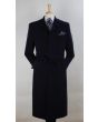 John Knight Men's Outlet Full Length Length Top Coat - Hidden Buttons