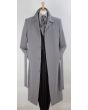 John Knight Men's Outlet Full Length Length Top Coat - Hidden Buttons