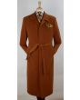 John Knight Men's Full Length Length Top Coat - Hidden Buttons