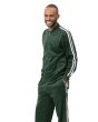 Montique Men's 2 Piece Athletic Walking Suit - Two Stripes