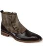 Giovanni Men's Outlet Leather Dress Boot - Wool Felt Accent