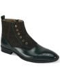 Giovanni Men's Leather Dress Boot - Wool Felt Accent