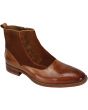 Giovanni Men's Leather Dress Boot - Wool Felt Accent