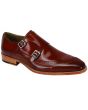 Giovanni Men's Leather Dress Shoe - Fully Perforated Wave