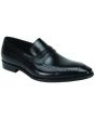 Giovanni Men's Leather Dress Shoe - Lined Perforations