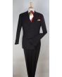 Apollo King Men's 3pc 100% Worsted Wool Suit - Double Breasted