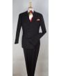 Apollo King Men's 3pc 100% Worsted Wool Outlet Suit - Double Breasted