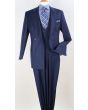 Apollo King Men's 3pc 100% Worsted Wool Suit - Double Breasted