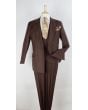 Apollo King Men's 3pc 100% Worsted Wool Outlet Suit - Double Breasted