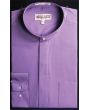 Daniel Ellissa Men's Outlet Banded Collar Dress Shirt - Solid Color