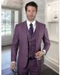 Statement Men's 3 Piece 100% Wool Executive Suit - Slim Fit