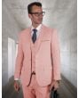 Statement Men's Outlet 3 Piece 100% Wool Executive Suit - Slim Fit
