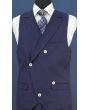 Loriano Men's 3 Piece Fashion Suit - Slanted Twist Vest