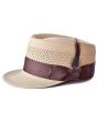 Bruno Capelo Men's Fashion Straw Hat - Vented Crown