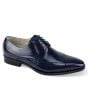 Giovanni Men's Leather Dress Shoe - Winged Tip Perforations
