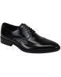 Giovanni Men's Leather Dress Shoe - Winged Tip Perforations