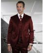 Statement Men's 3 Piece Unique Fashion Suit - Sharkskin