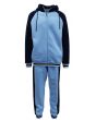 Stacy Adams Men's 2 Piece Athletic Walking Suit - Two Tone