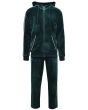 Stacy Adams Men's 2 Piece Velour Walking Suit - Hoodie Set