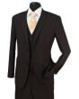 Loriano Men's Outlet 3 Piece Wool Blend Suit - Mini Textured Pattern