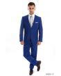 Tazio Men's 2 Piece Slim Fit Executive Suit - Bold Colors