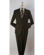 Tazio Men's 2 Piece Solid Discount Suit - 2 Button Jacket