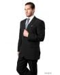 Vitto Men's 2 Piece Tailored Fit Pinstripe Suit - Side Vents