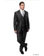 Tazio Men's 3 Piece Slim Fit Suit - Custom Pic Stitching