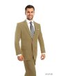 Tazio Men's 2 Piece Tailored Fit Suit - Side Vents