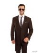 Tazio Men's 2pc Slim Fit Executive Suit - Thin Pinstripe