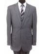 Azzuro Men's 3 Piece Solid Discount Outlet Suit - 2 Button
