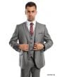 Tazio Men's 3 Piece Slim Fit Executive Suit - Classy Business