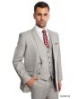 Tazio Men's 3 Piece Slim Fit Executive Suit - Classy Business