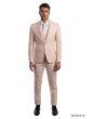 Tazio Men's Outlet 3 Piece Ultra Slim Fit Executive Suit - Classy Business