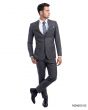 Tazio Men's 3 Piece Ultra Slim Fit Executive Suit - Windowpane