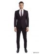 Tazio Men's 3 Piece Ultra Slim Fit Suit - Glen Check