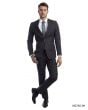 Tazio Men's 2 Piece Slim Fit Suit - Classic Solid Colors