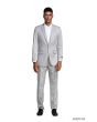 Tazio Men's 2pc Slim Fit Executive Suit - Peak Lapel