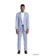 Tazio Men's Outlet 2 Piece Slim Fit Discount Suit - Peak Lapel