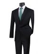 Vinci Men's 2 Piece Modern Fit Executive Suit - Pure Solid